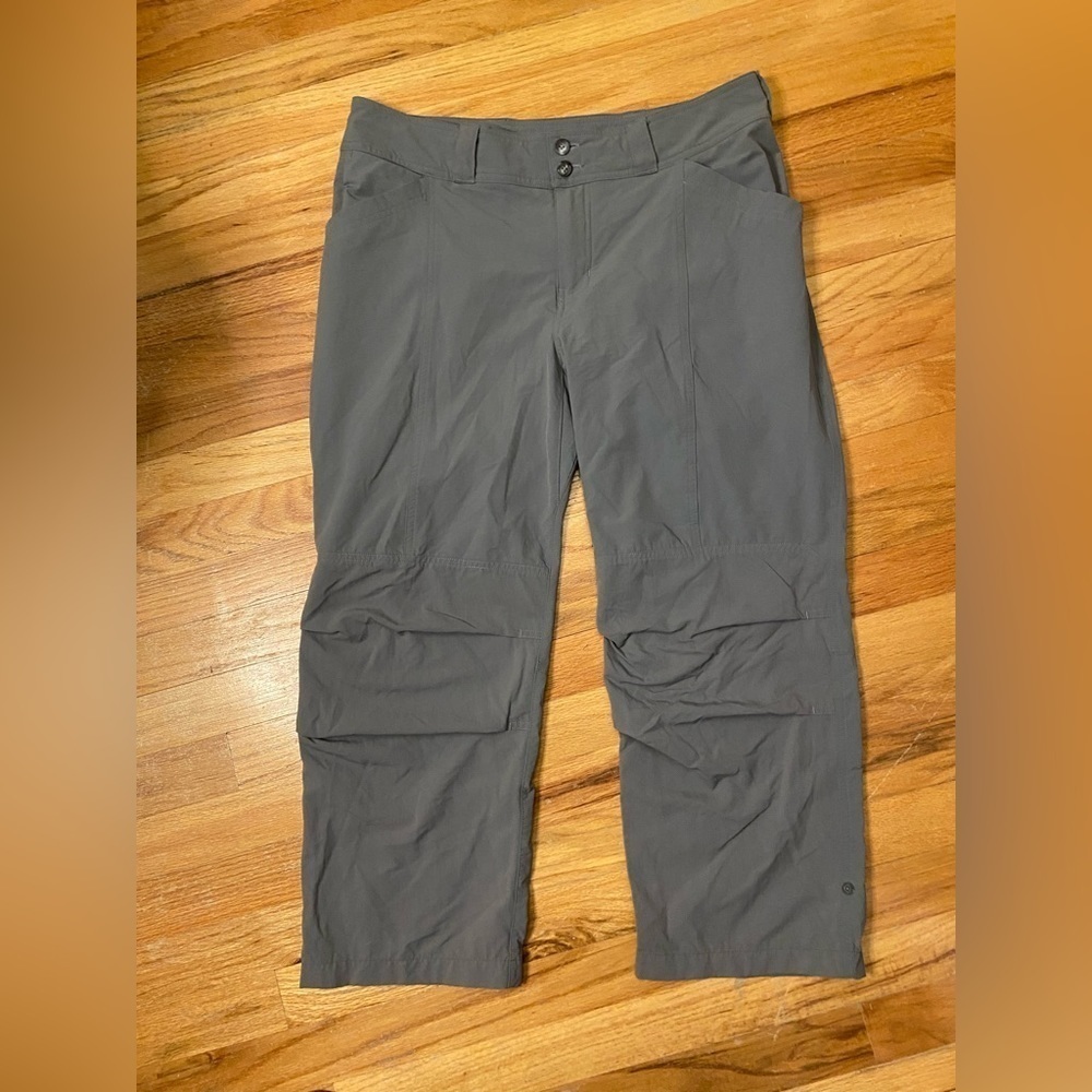 REI Co-Op Screeline Pants in Grey Size 12 *altered‎ to capri length* - Picture 3 of 12